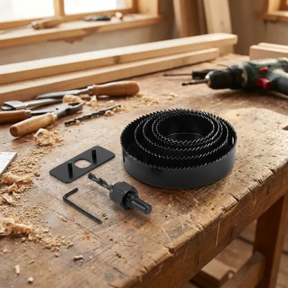 8-piece hole saw kit - hardware