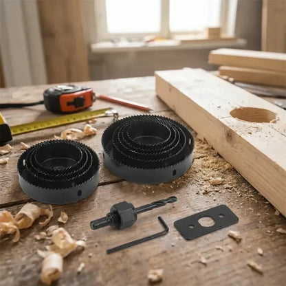 8-piece hole saw kit - hardware