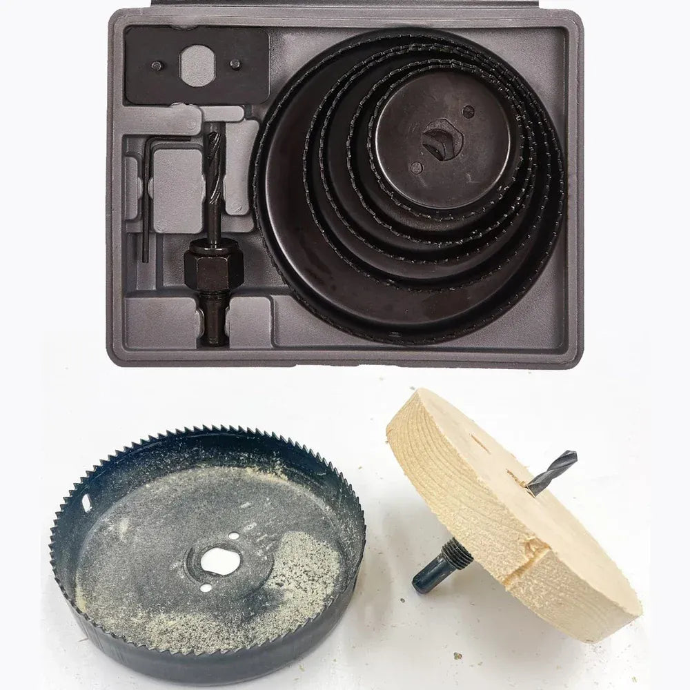 8-Piece Hole Saw Kit - Hardware