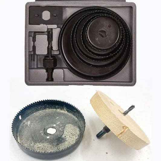 8-piece hole saw kit - hardware