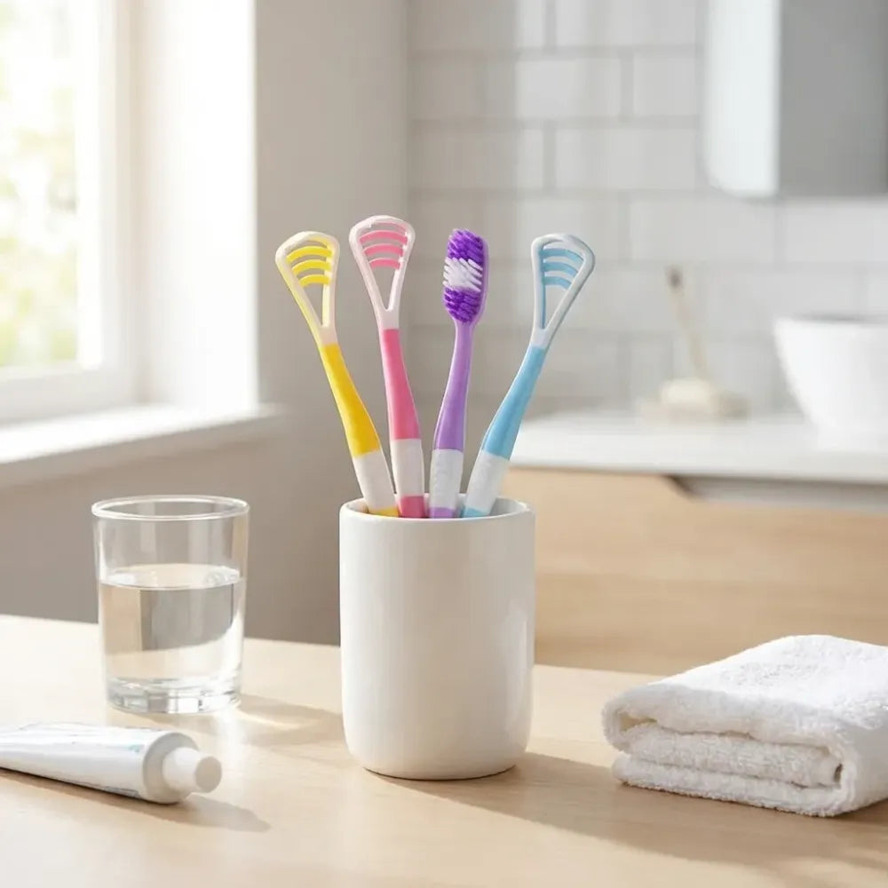 8-piece toothbrush organizer set - home improvement