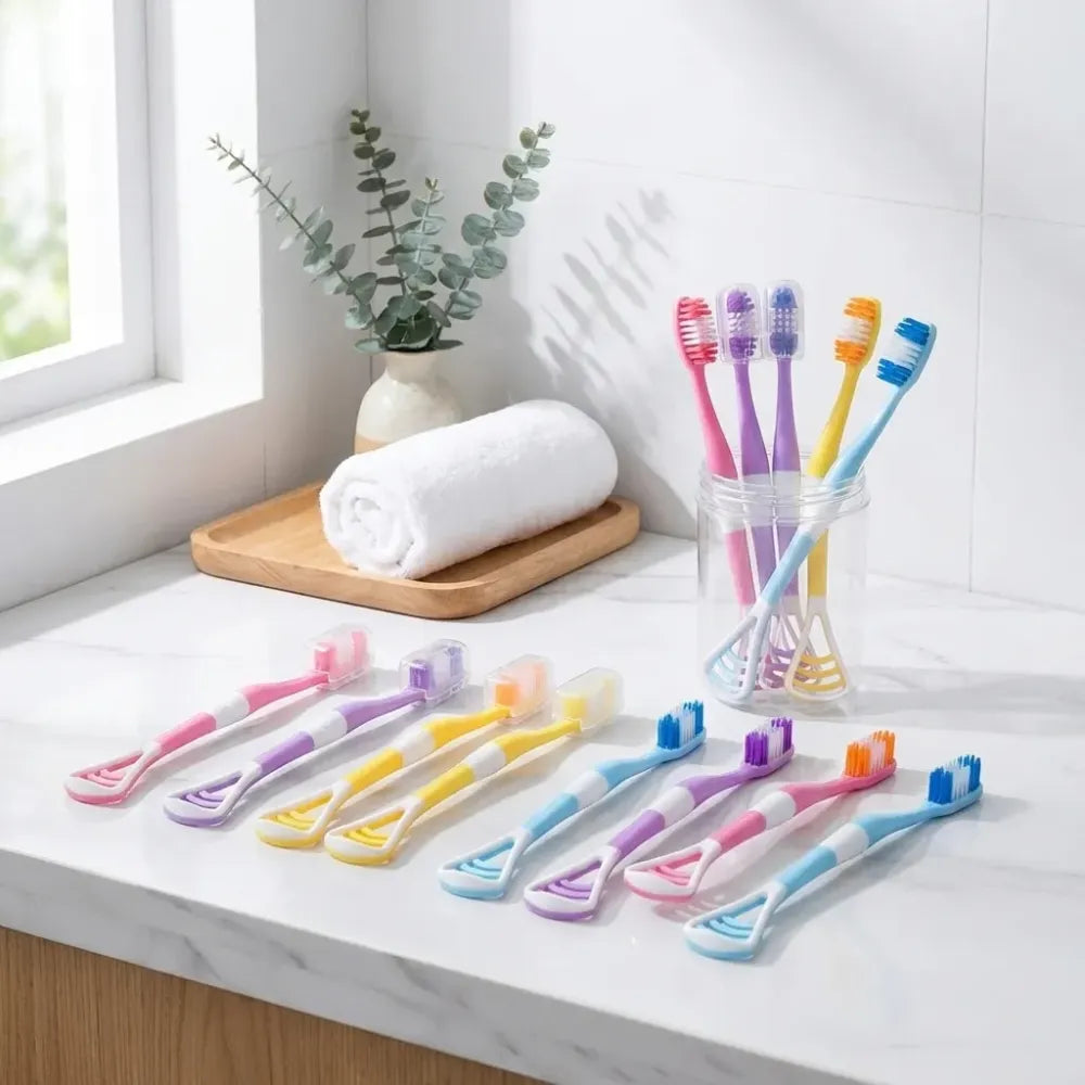 8-piece toothbrush organizer set - home improvement