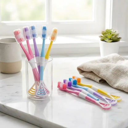 8-piece toothbrush organizer set - home improvement