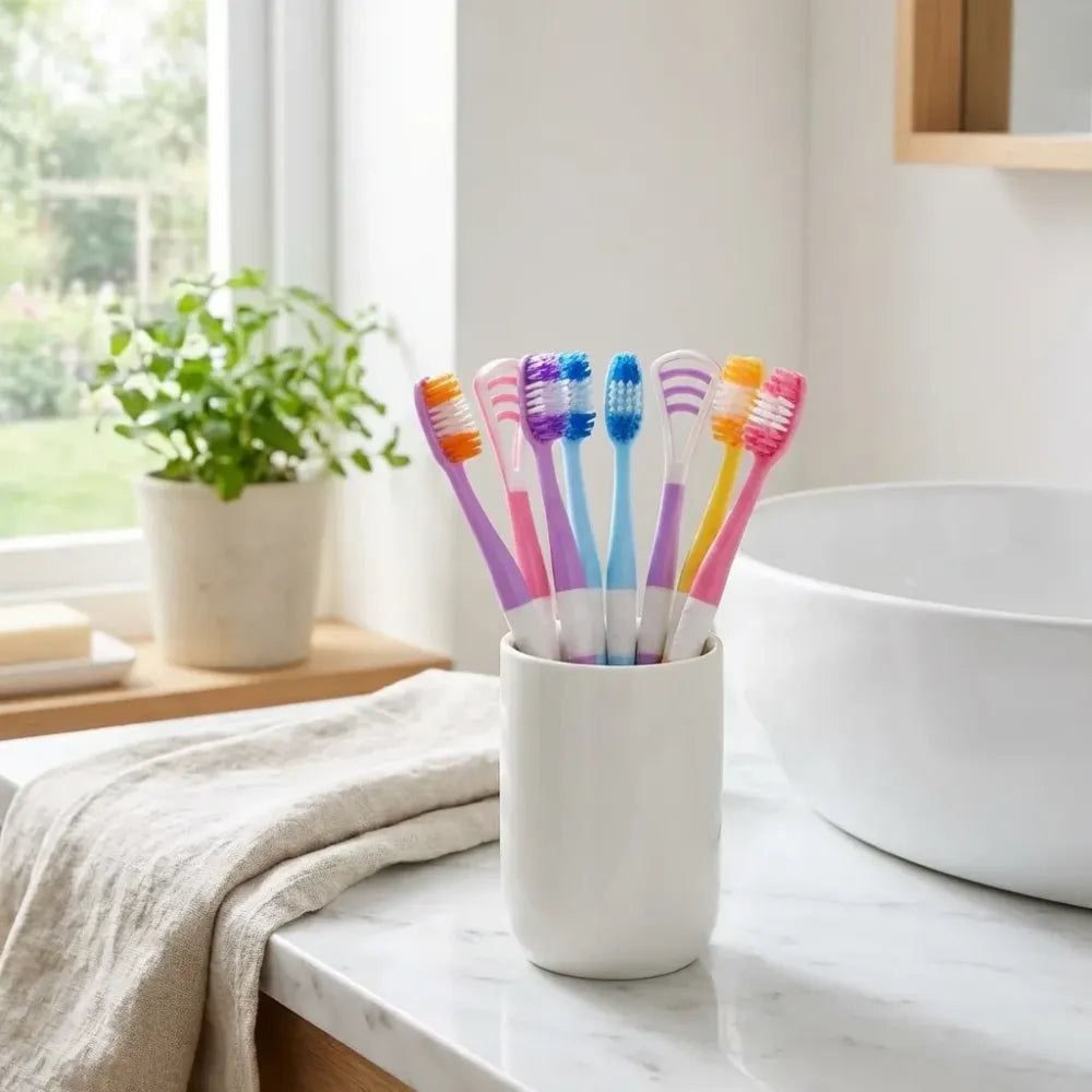 8-piece toothbrush organizer set - home improvement