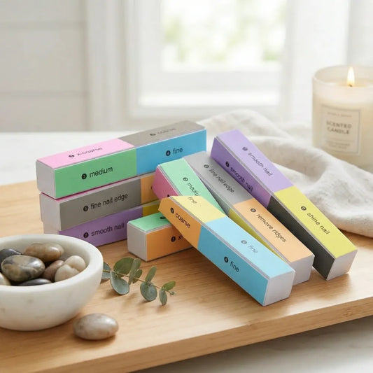 8-way nail buffer block – multicolor