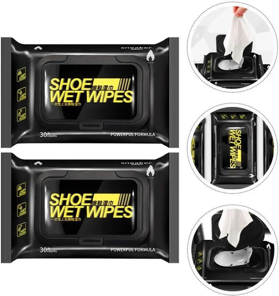 Sneaker & shoe cleaner wipes