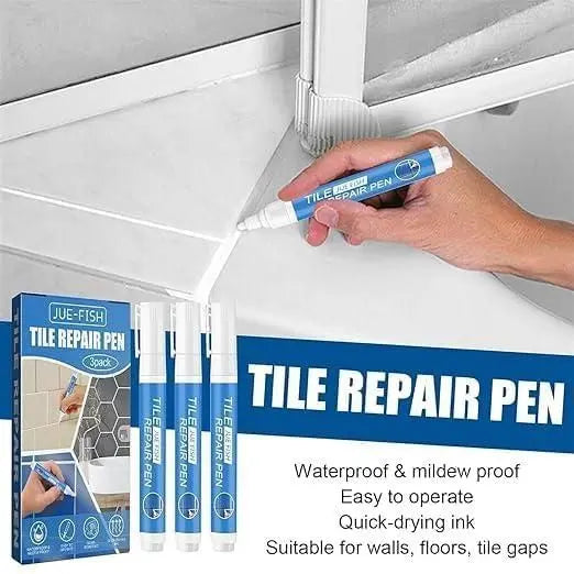 Tile repair & grout pen (pack of 3)
