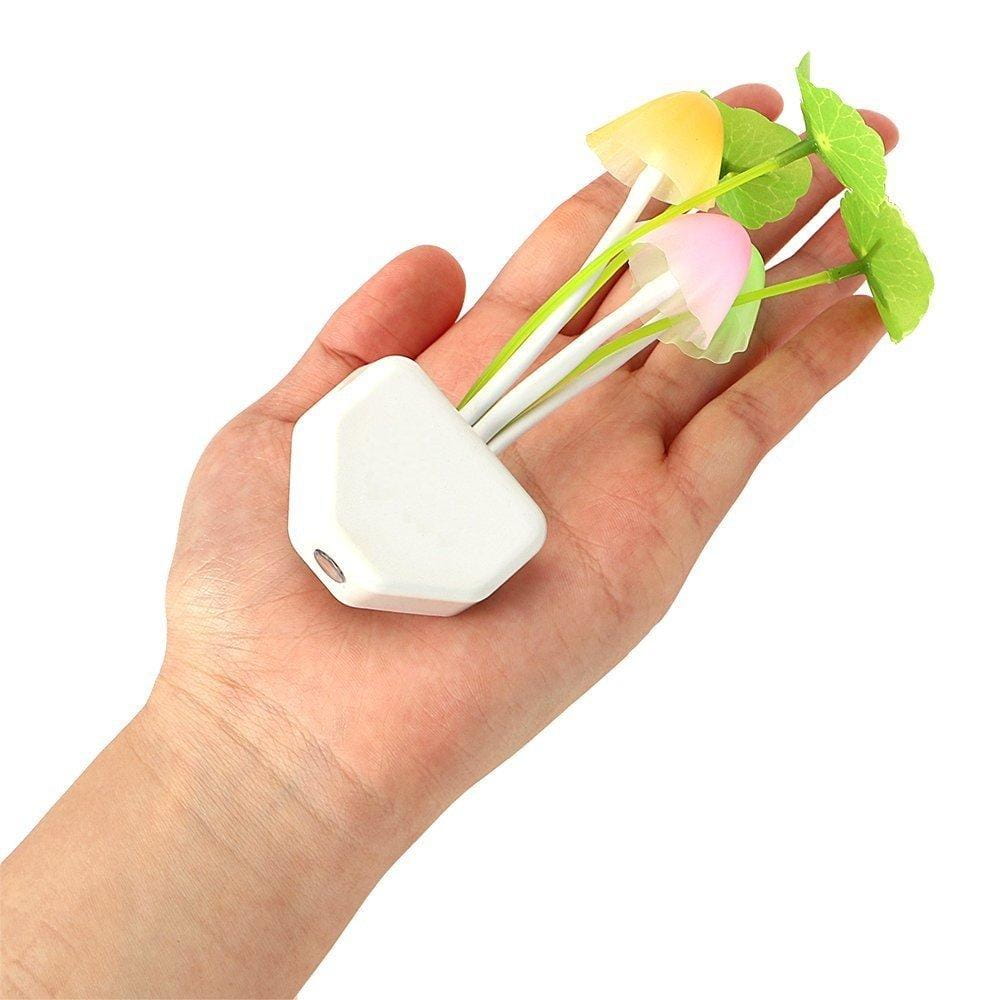 Mushroom lamp automatic sensor light multi-color changing best night avatar led bulbs