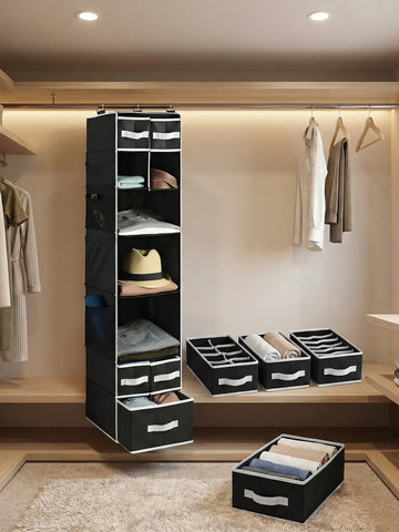 Hanging Closet Organizer with Drawers
