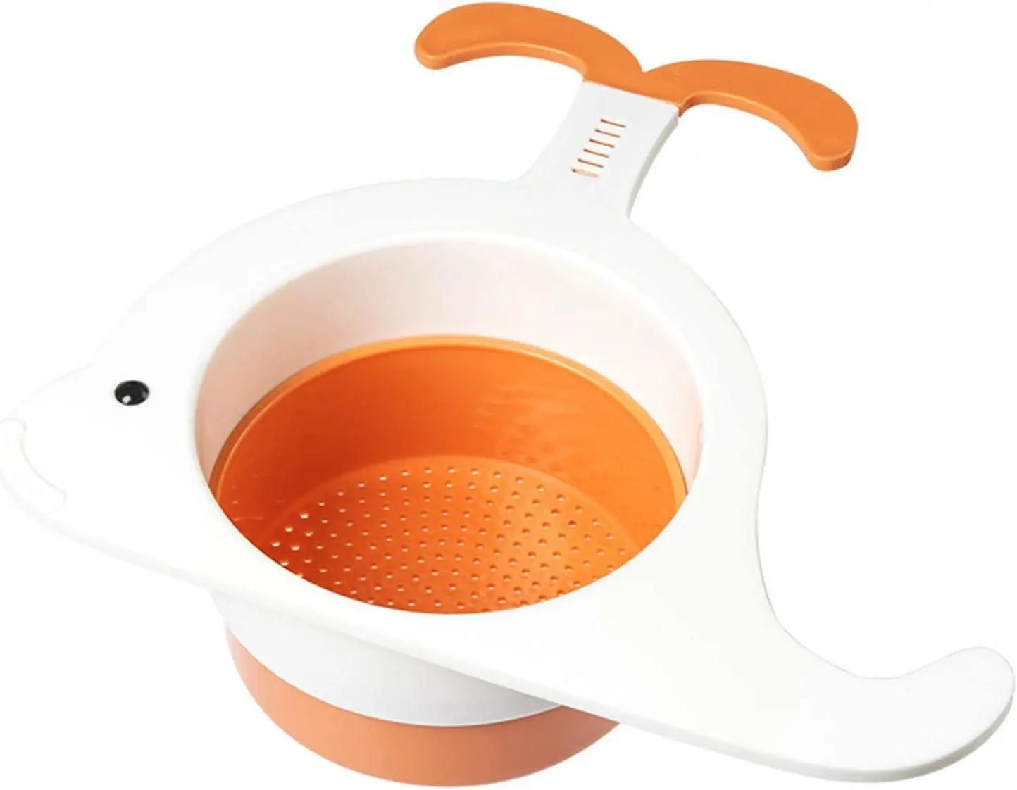 Whale sink strainer