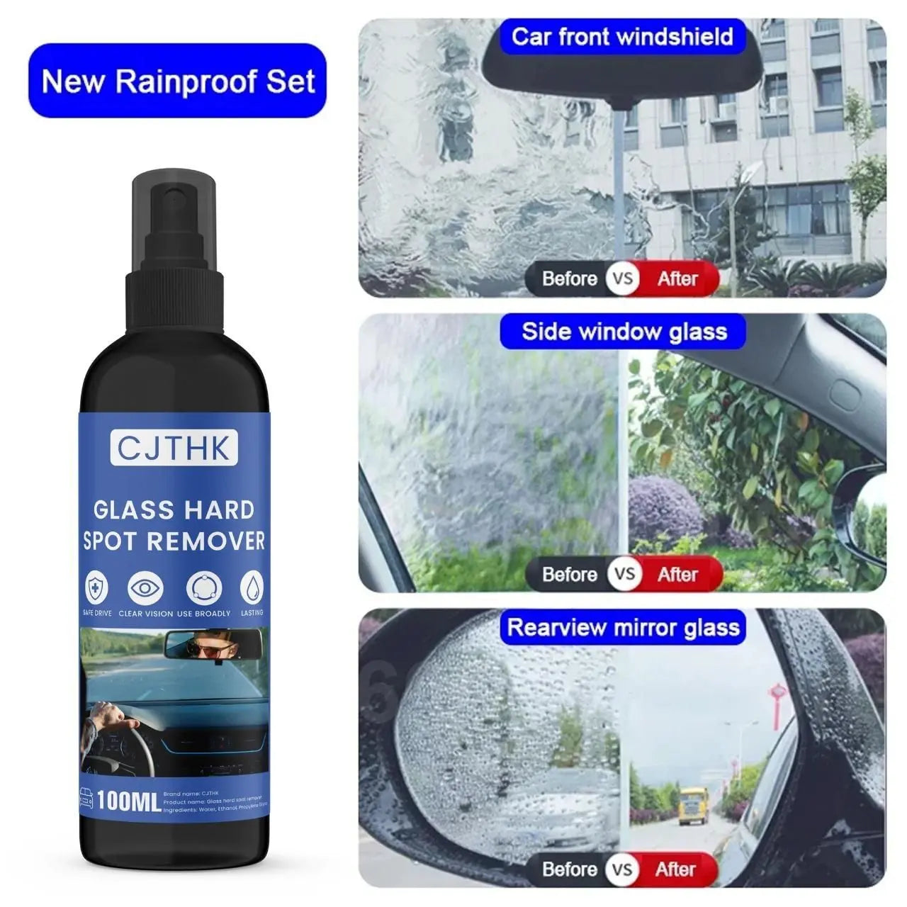 Hard water spot remover