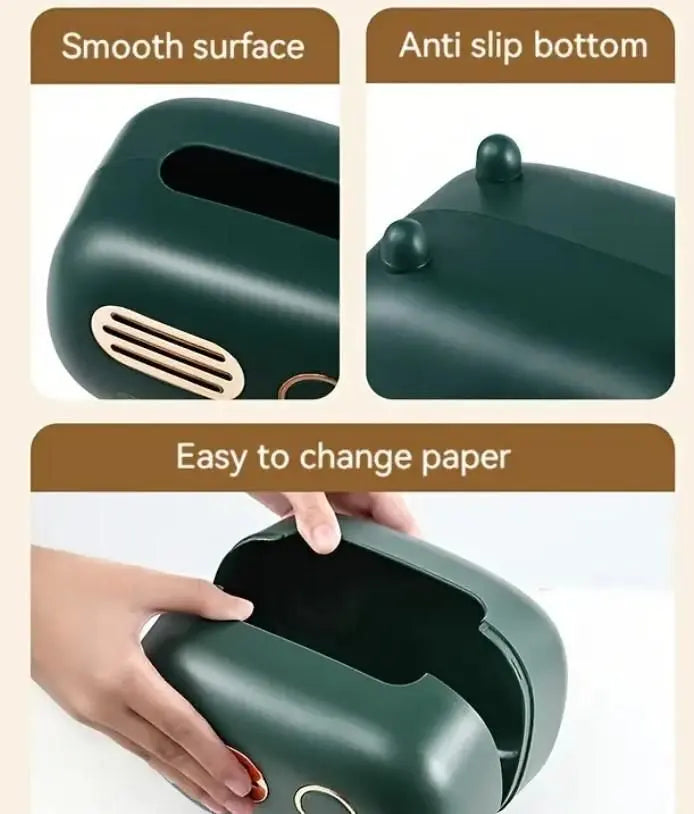 Vintage radio tissue holder
