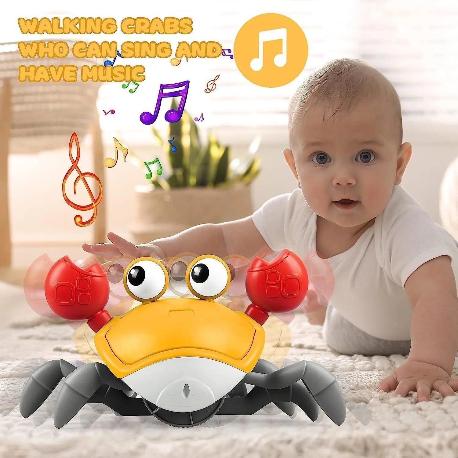 Cute dancing crab toy – usb rechargeable
