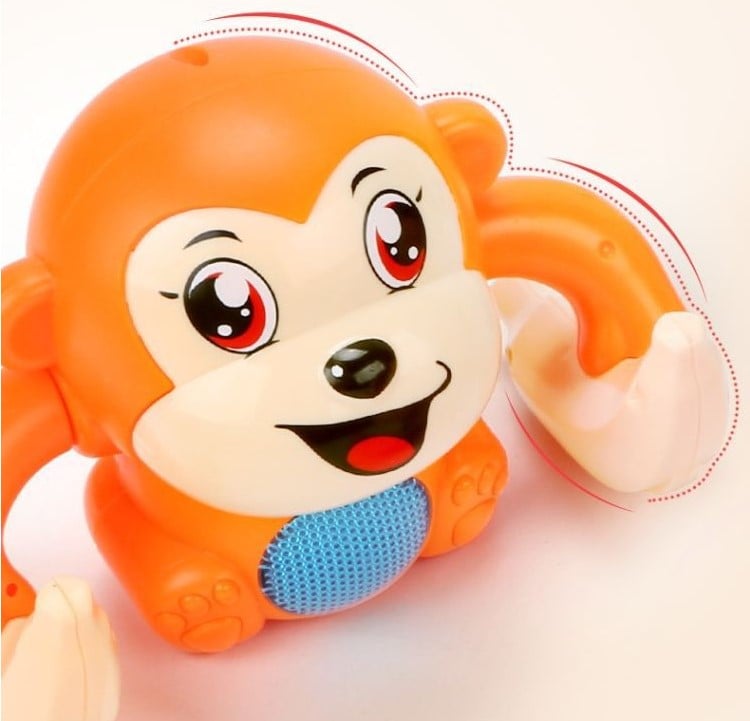 Dancing and spinning monkey