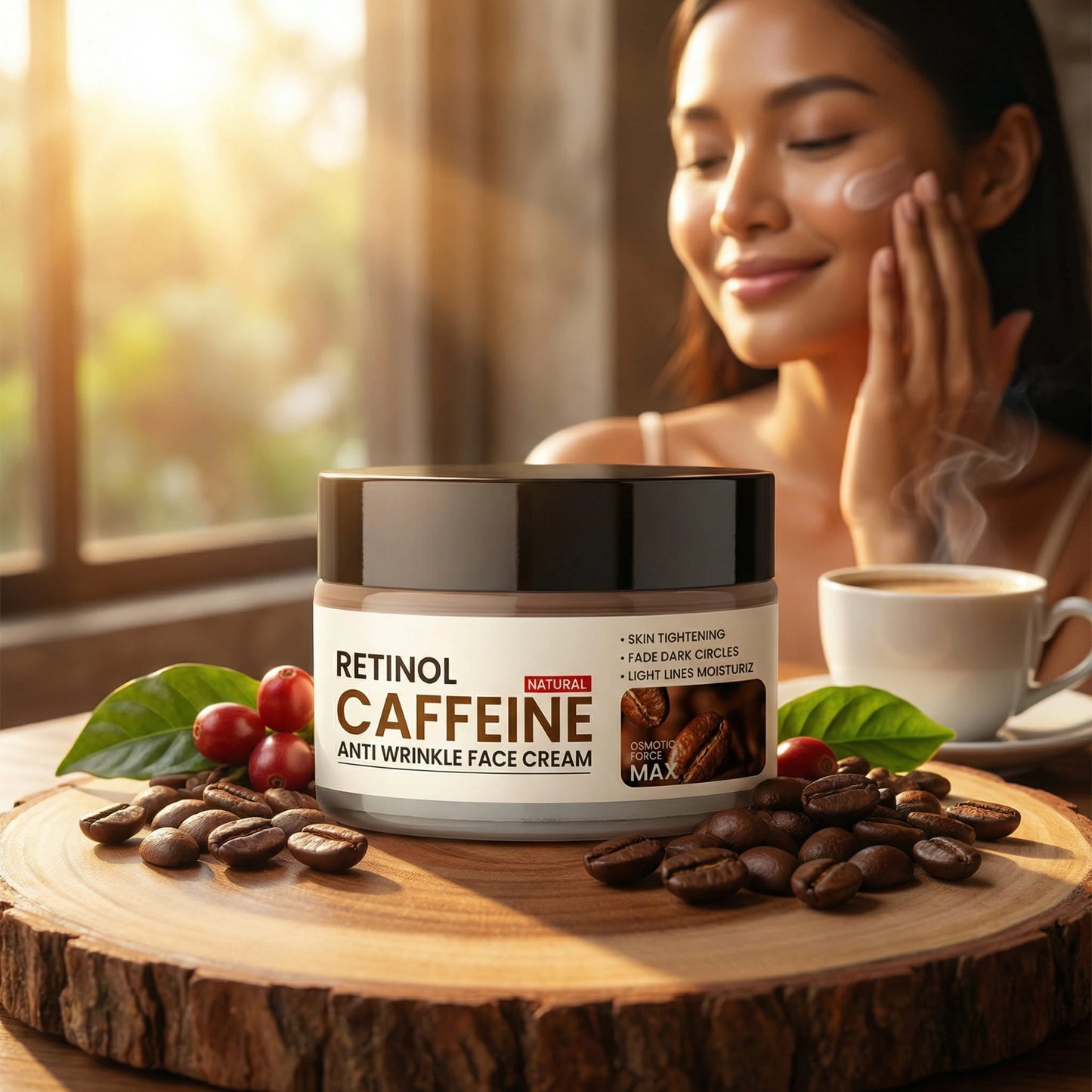 Retinol Caffeine Anti Wrinkle Face Cream