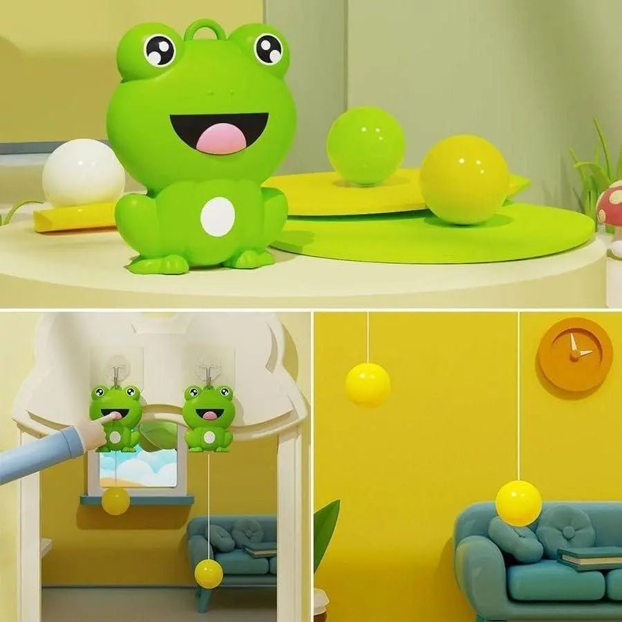 Indoor hanging table tennis set