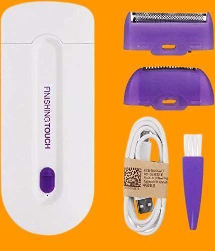 Painless facial body hair trimmer