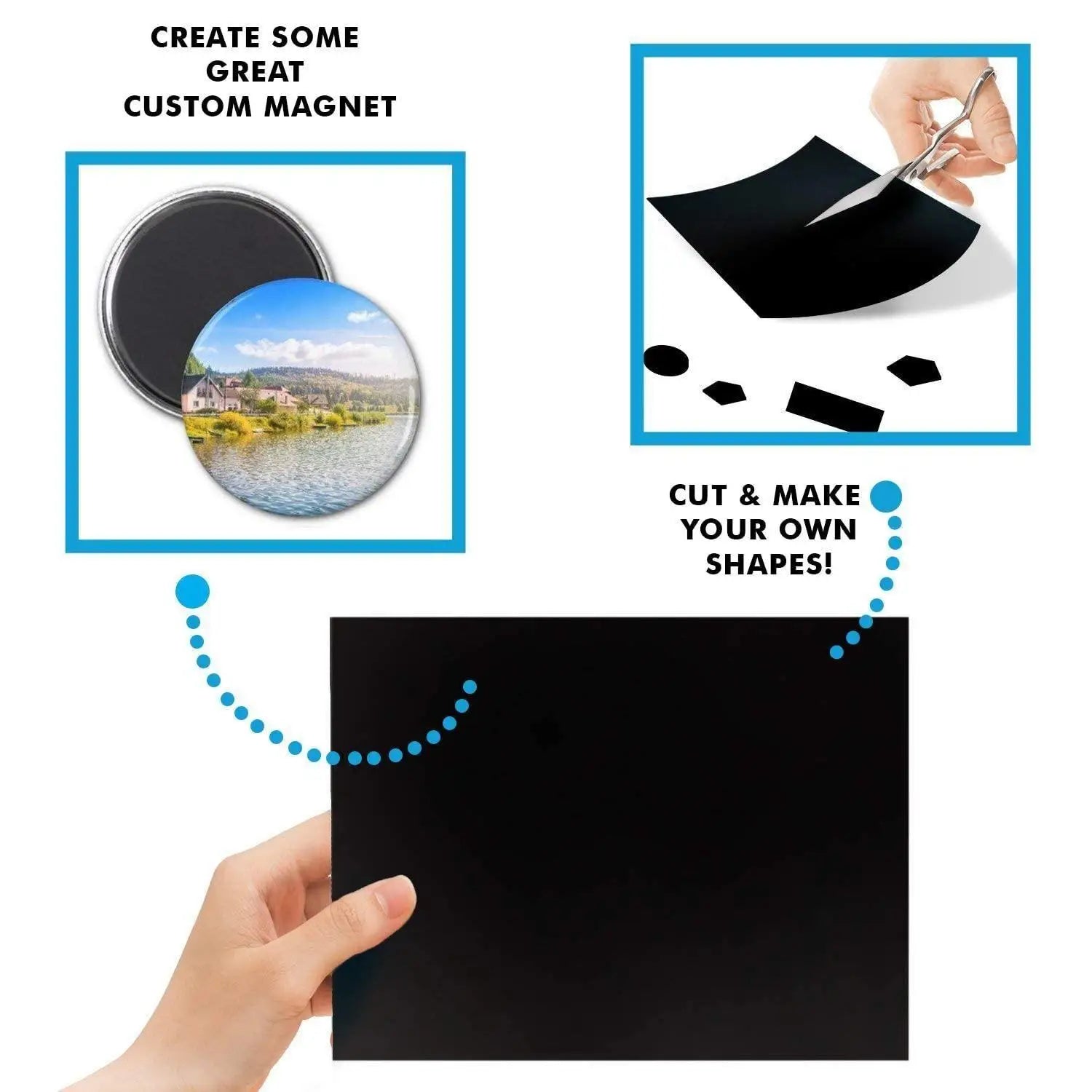 Lifekrafts magnetic adhesive sheets.