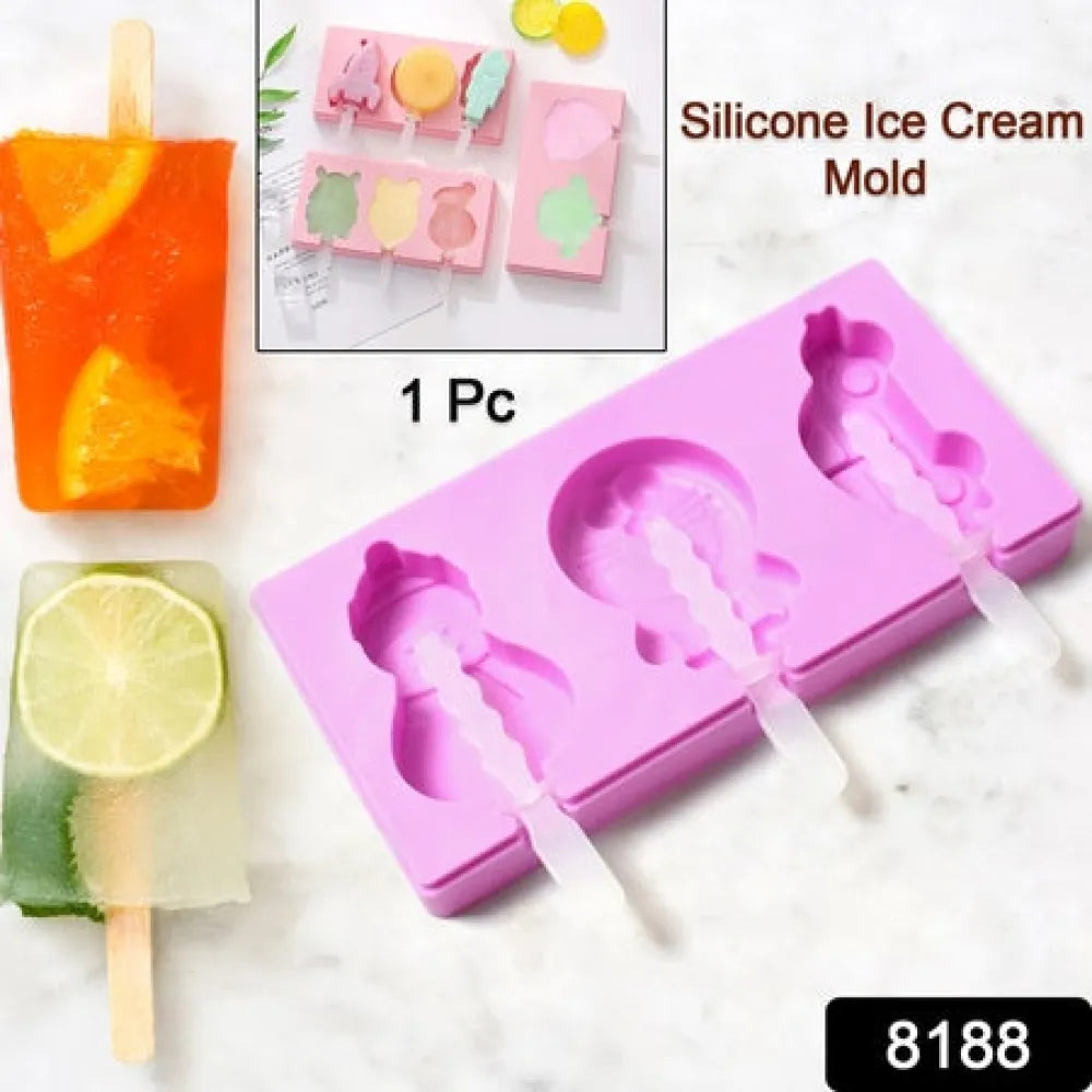 8188 silicone popsicle molds reusable ice cream with sticks and lids. A must-have mold for summer. - home & kitchen