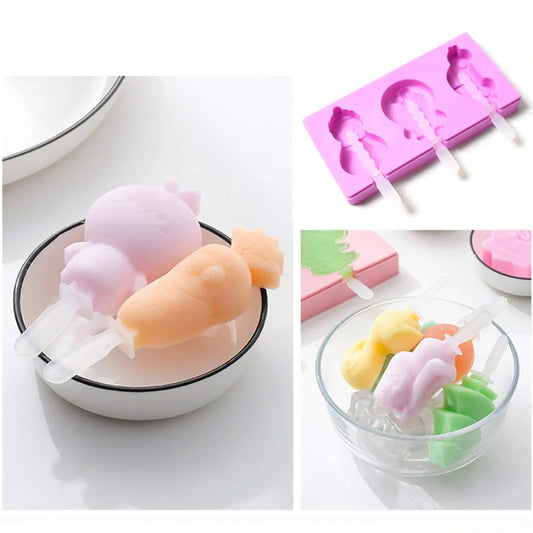 8188 silicone popsicle molds reusable ice cream with sticks and lids. A must-have mold for summer. - home & kitchen