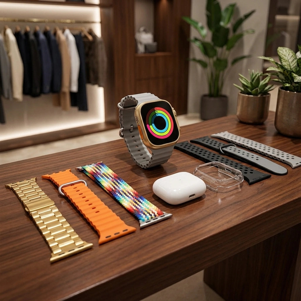 Ultimate Smartwatch Combo with Bluetooth Calling &amp; Earphones