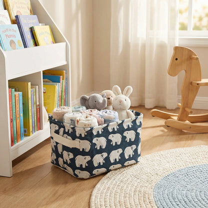 Fabric Desktop Storage Basket – Pack of 1