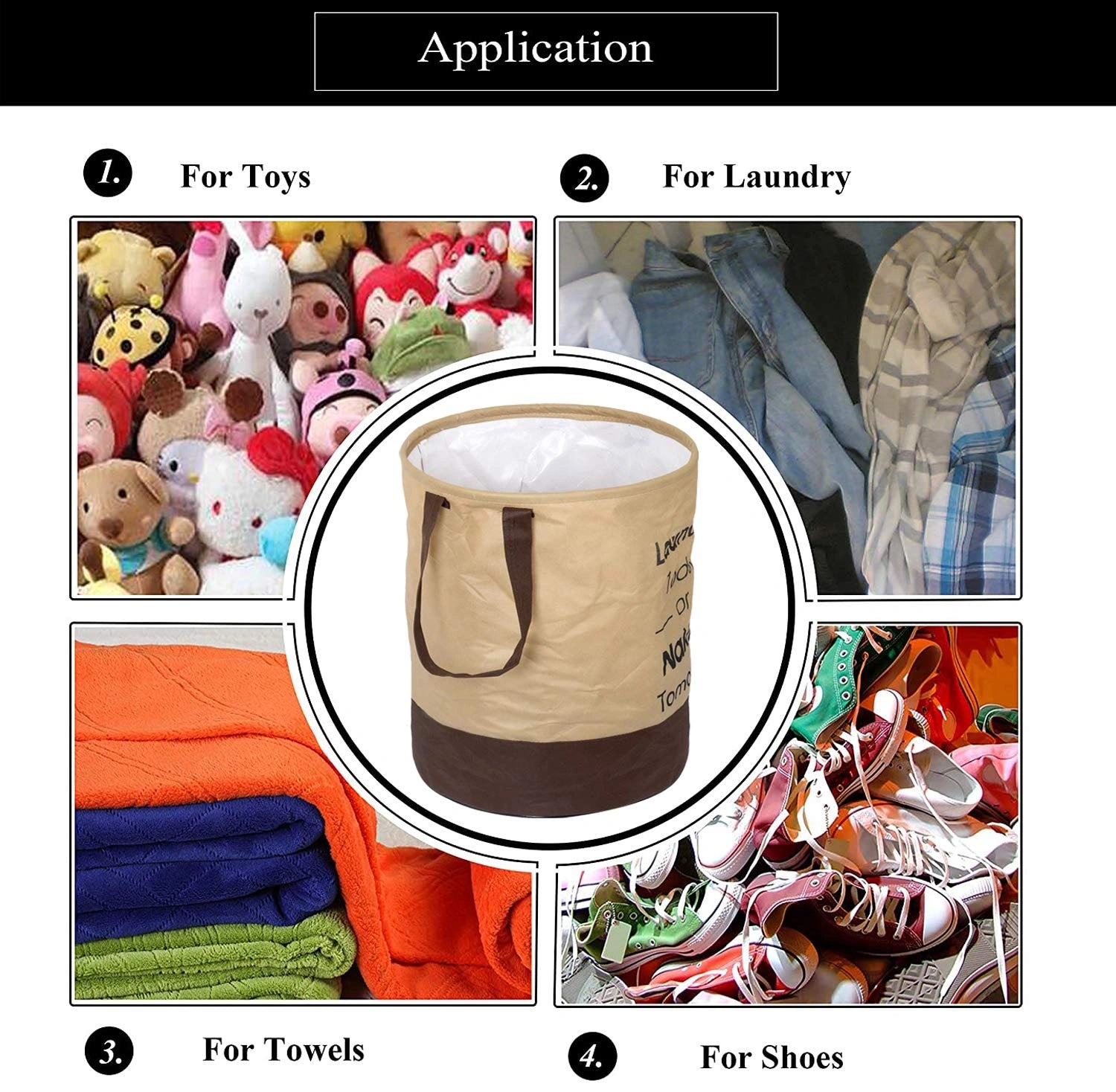 Round laundry bag – pack of 1
