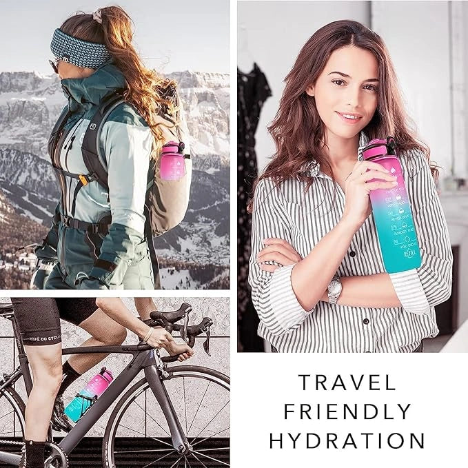 Sport print water bottle – 1000ml