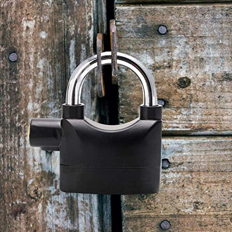 Waterproof motion sensor siren alarm lock