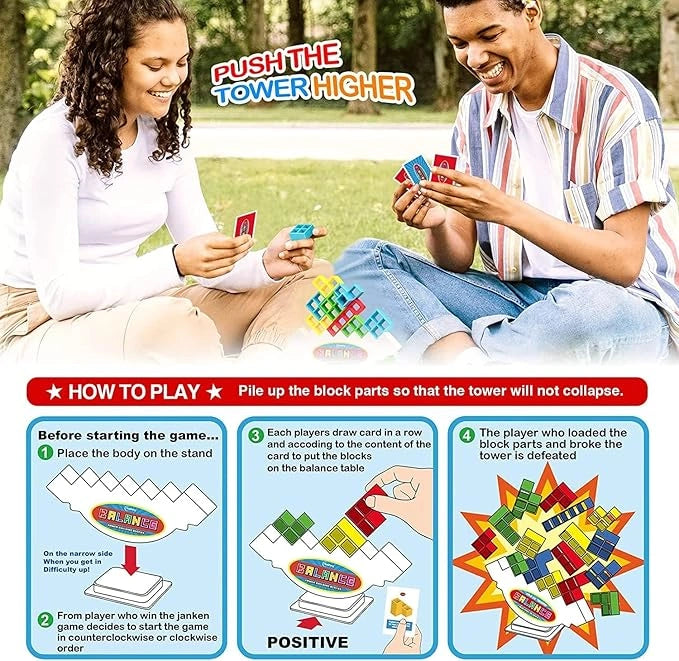 Tricky tower balance blocks – 1 pack