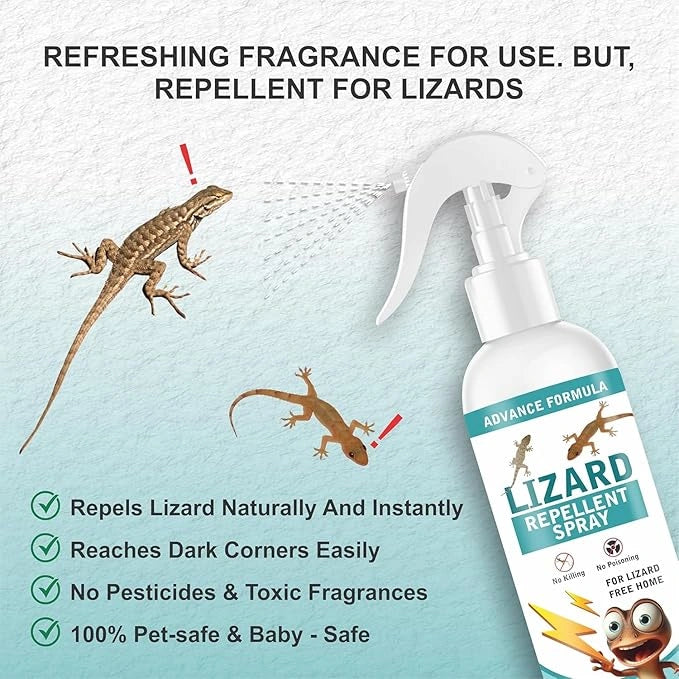Lizard repellent spray – pack of 2