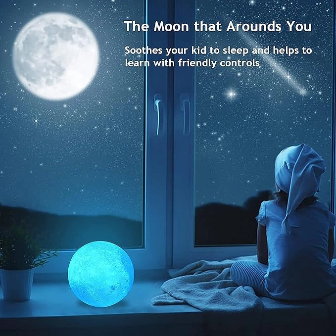 Blue moon night lamp