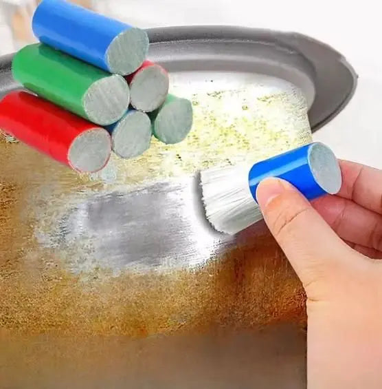 Metal rust remover cleaning stick