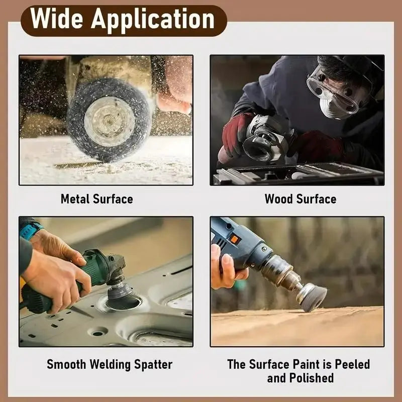 3’’ drill wheel brush – 1 pc