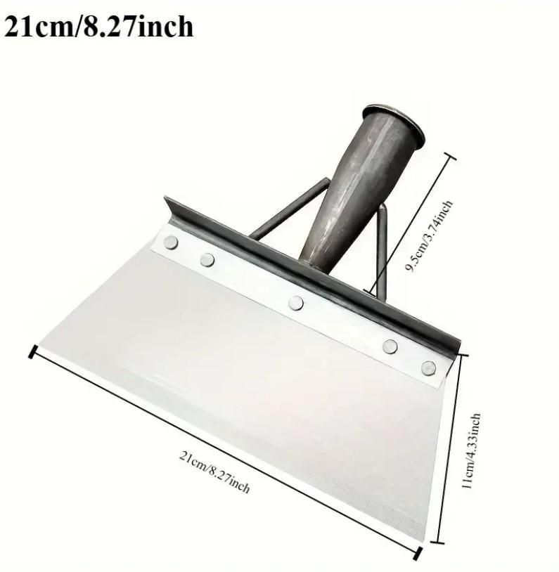 Multifunctional deep cleaning flat shovel