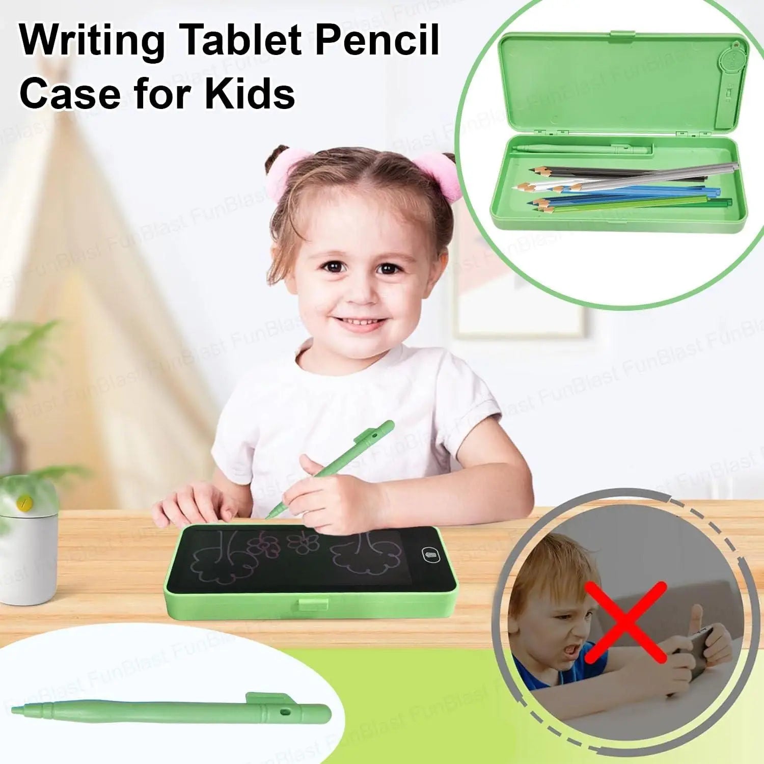 ?writing tablet pencil case