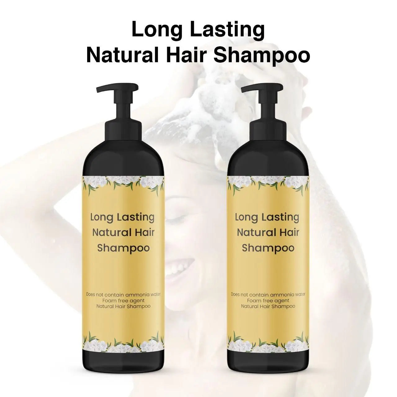 Long lasting natural hair dye shampoo 100ml (pack of 2)