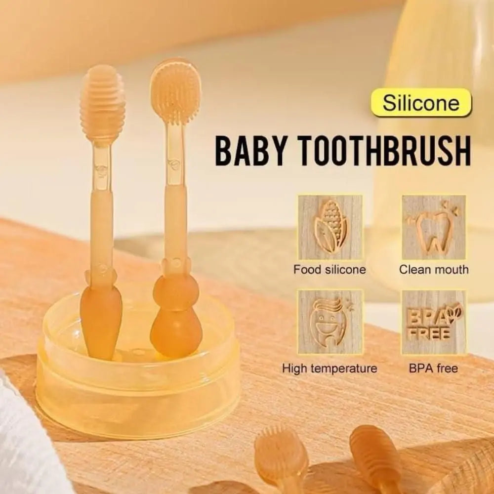 Baby silicone finger toothbrush