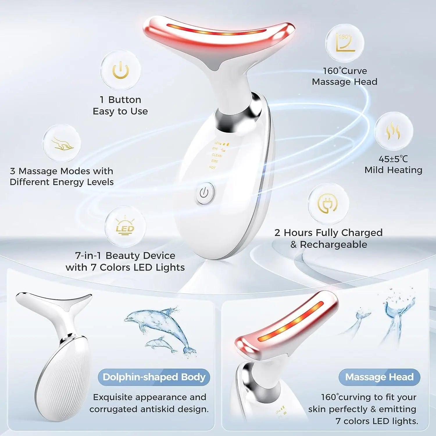 Multifunctional facial skin care tool