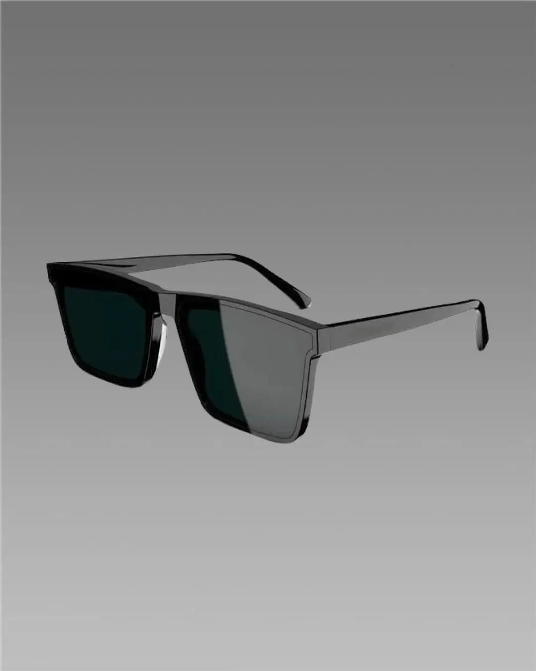 Polarized square sunglasses