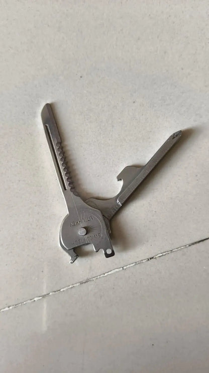 8 in 1 Key Shaped Pocket Multitool