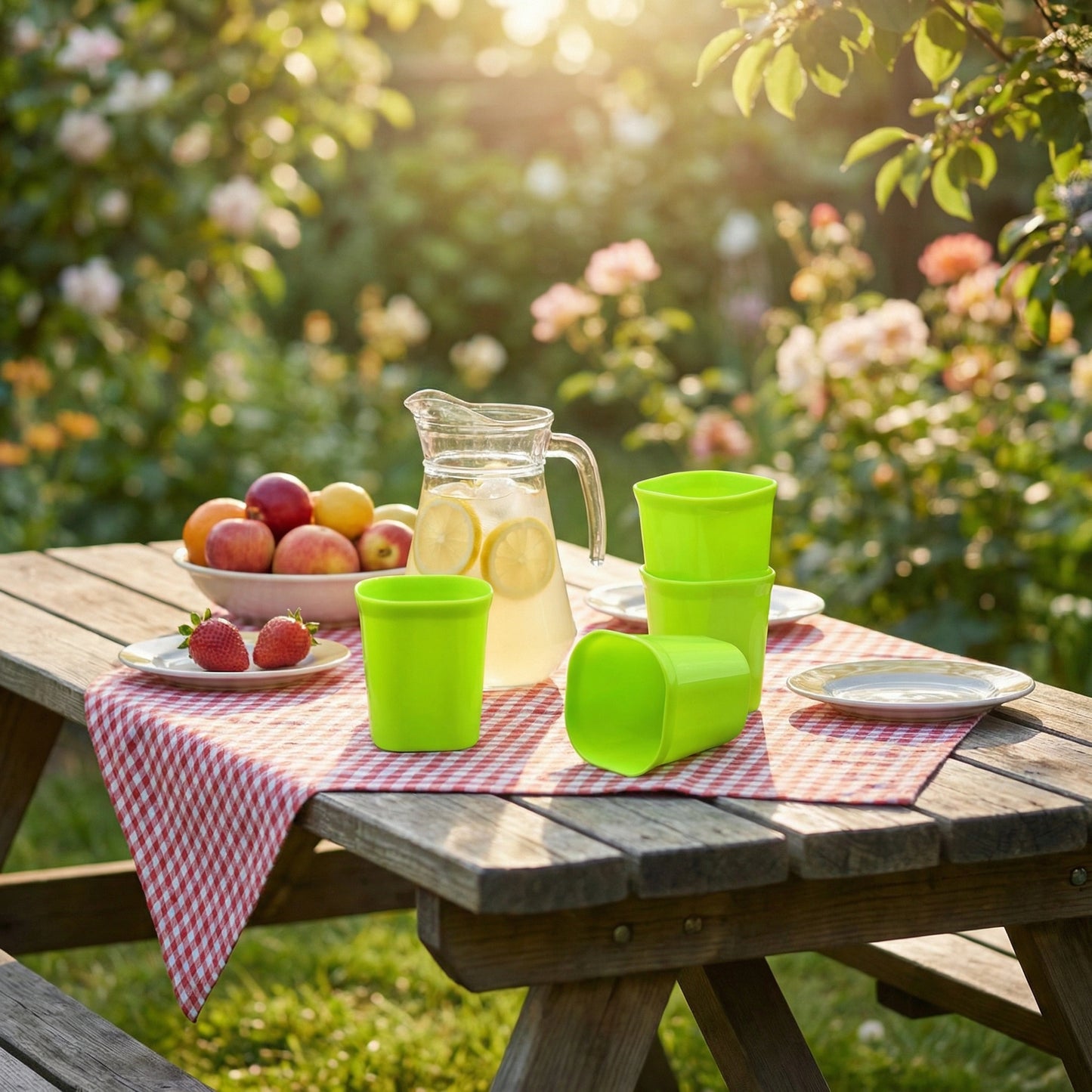Unbreakable Plastic Glasses