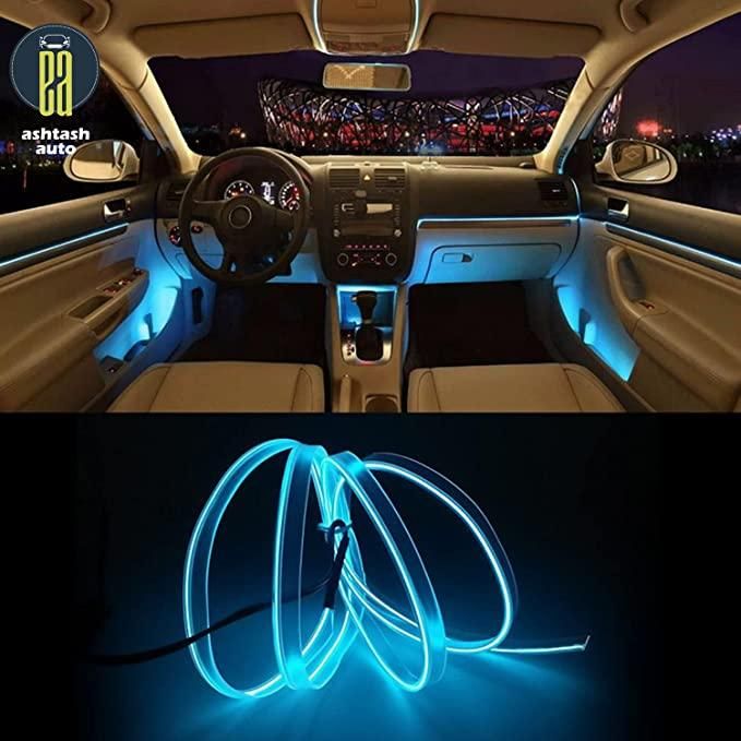 Flexible wire car interior led strip