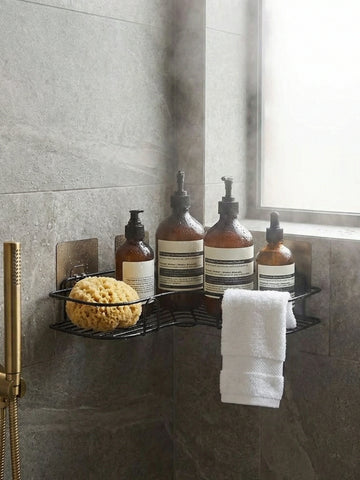Metal Bathroom Corner Rack Storage Shelves