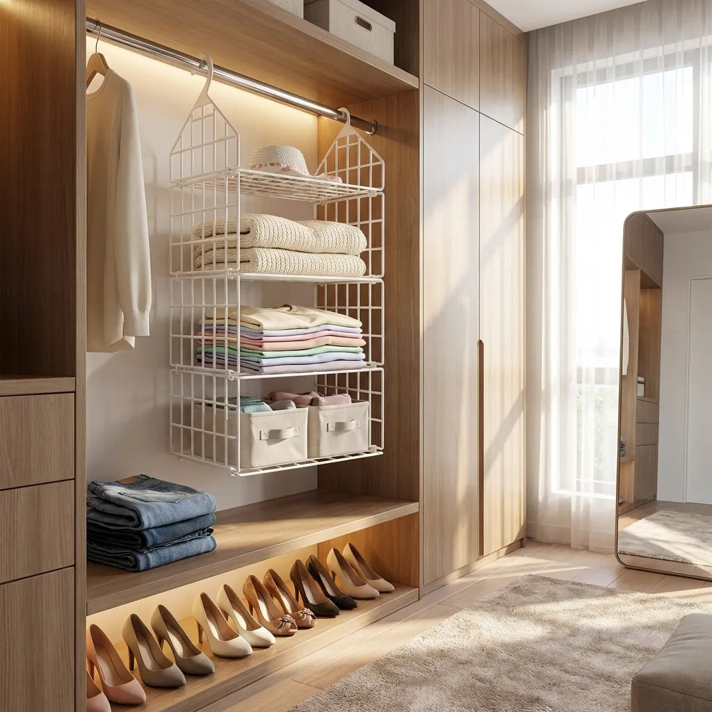 5-Tier Foldable Wardrobe