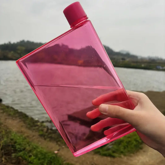 Slim Notebook Style Water Bottle - Home & Kitchen