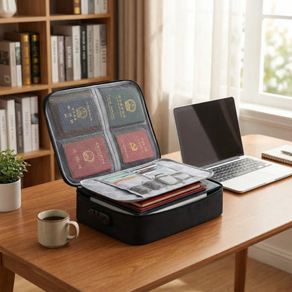 Waterproof Portable Document Storage Bag Travel Organizer