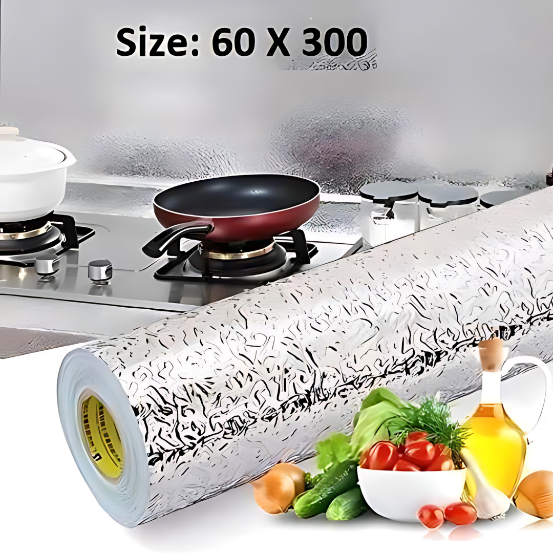 Kitchen Foil Sticker ( 2 Meter, 1 Roll )