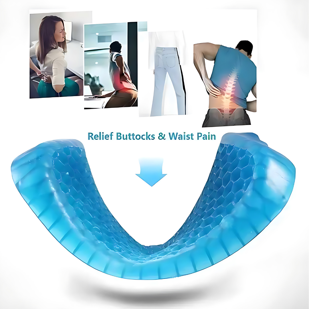 Gel Orthopedic Seat Cushion for Back Pain