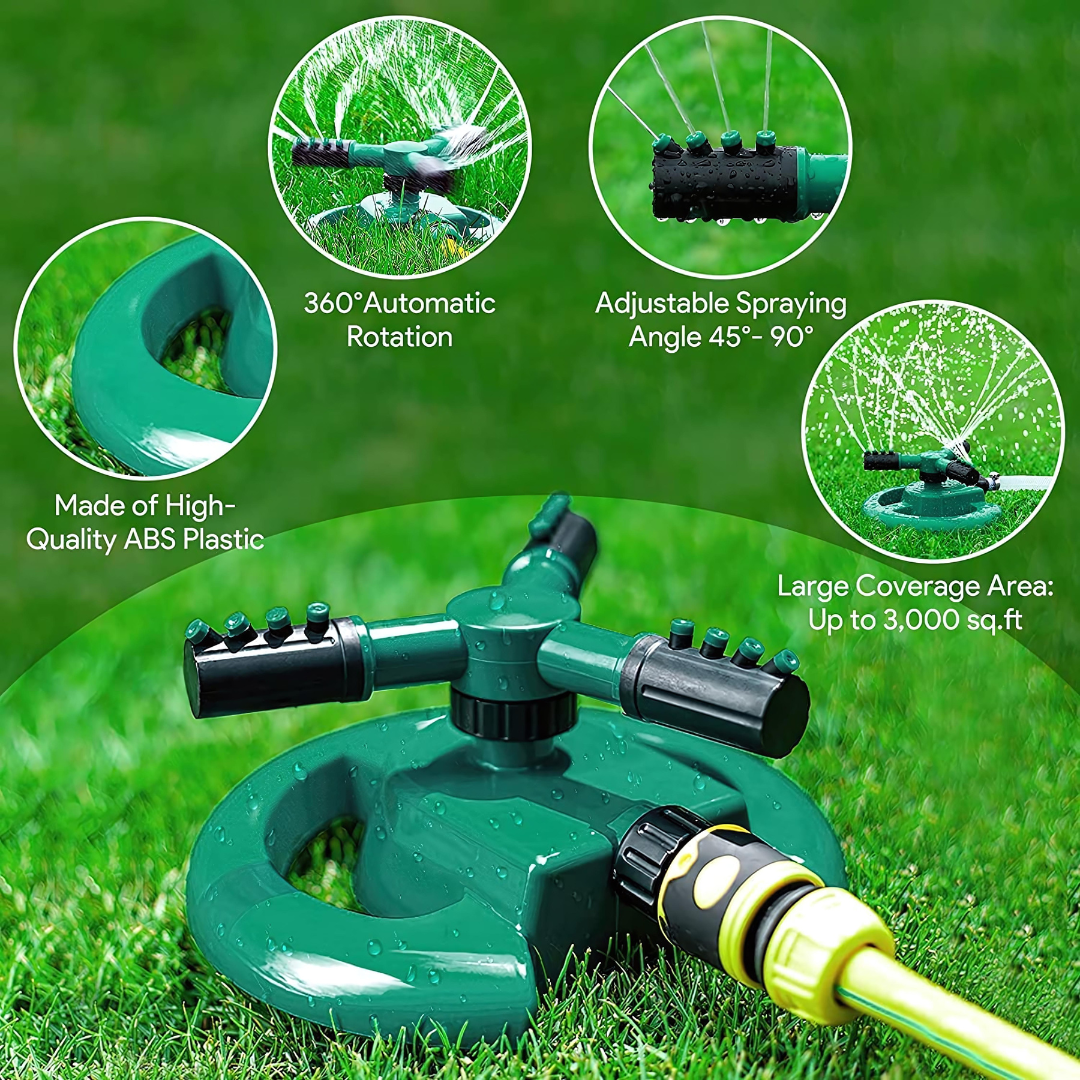 360° Rotating Water Sprinkler